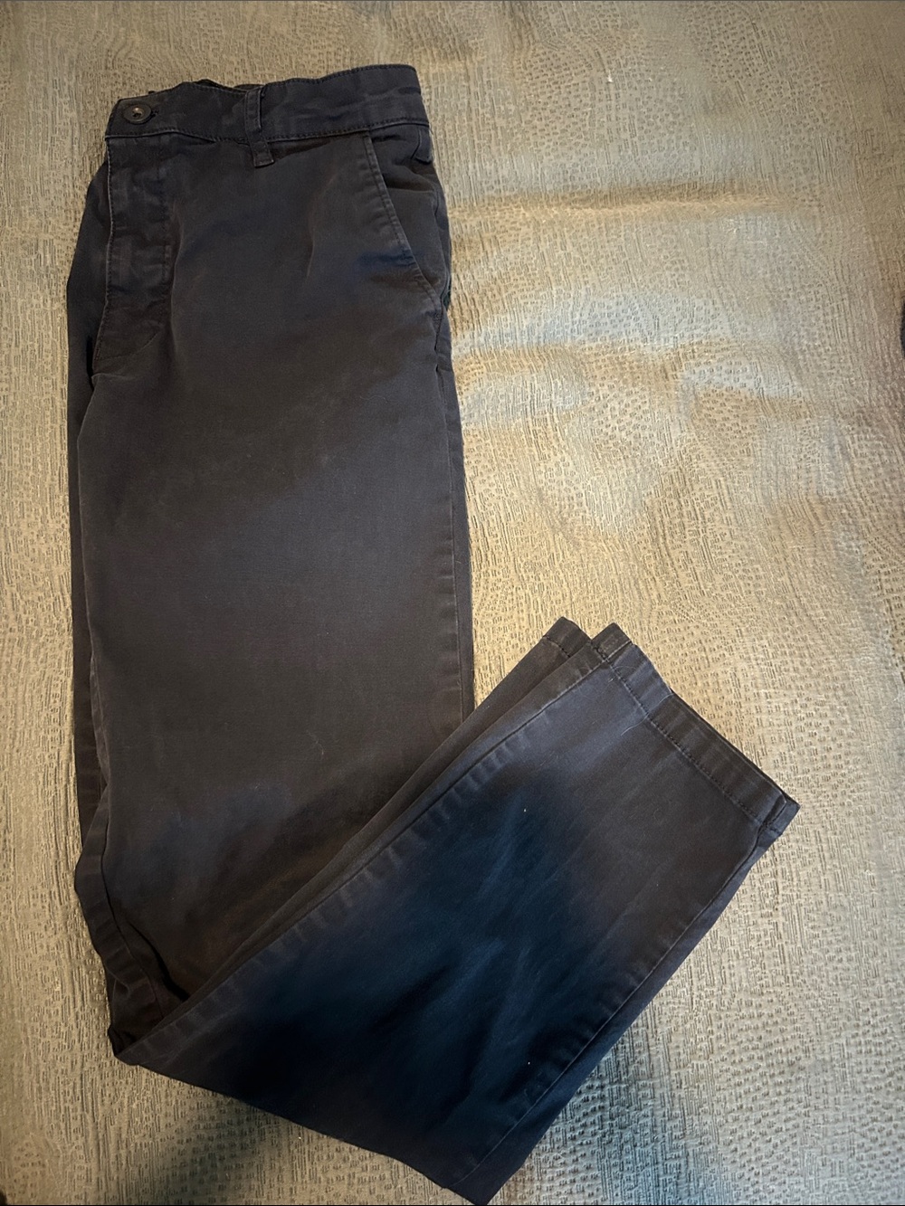 Zara Men’s Navy Khakis Slim Fit